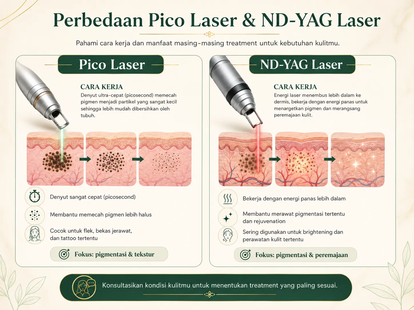 Perbedaan Pico Laser dan ND-YAG Laser